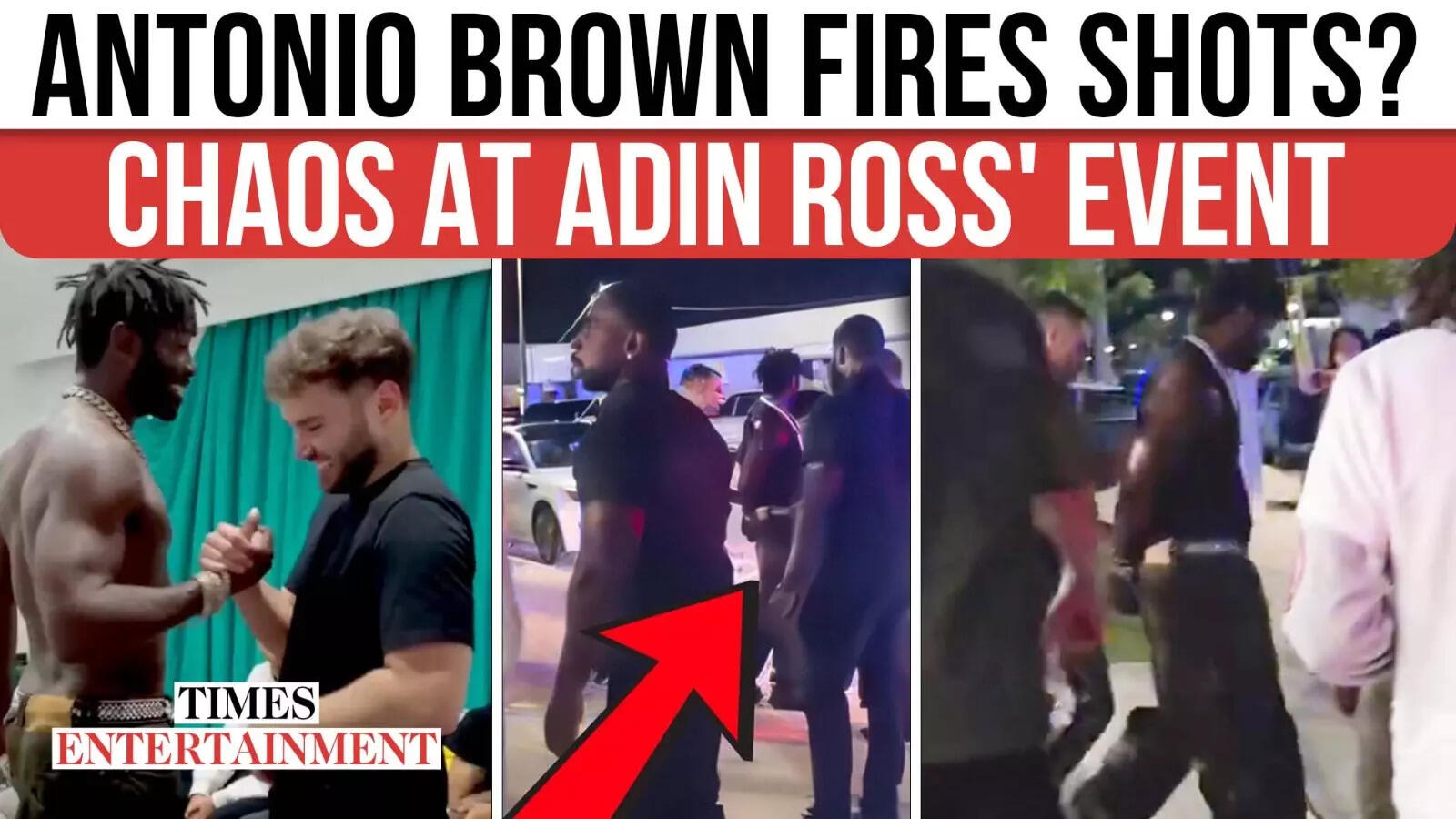 NFL Star Antonio Brown Arrested After Alleged Shooting At Streamer Adin Ross’ Miami Boxing Event
