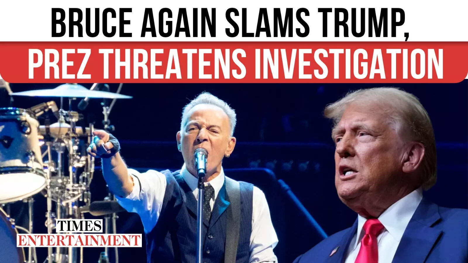 Bruce Springsteen Slams Trump Again, U.S. President Calls For ‘Major Investigation’