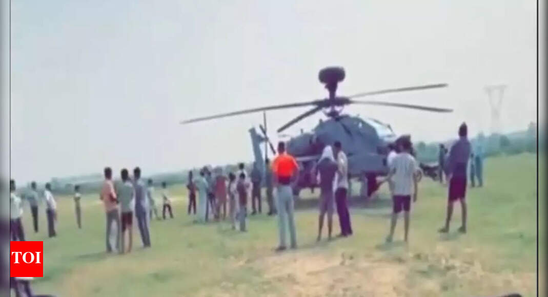 Pathankot: IAF chopper makes emergency landing in Nangalpur area; second incident in a week | India News